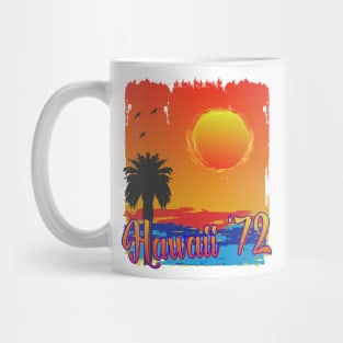 Hawaii 72 Retro 70's style 50th anniversary Mug